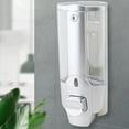 thumbnail image 4 of Grofry 350ml Wall-Mounted Manual Soap Dispenser Bathroom Easy Refill Shower Dispenser with Shampoo Conditioner, 4 of 8