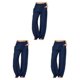thumbnail image 5 of Sonducket Pantalones anchos de pierna para mujer, cómodos y a la moda, pantalones rectos casuales de algodón para tiempo libre para mujer Type1 NO1, 5 of 6