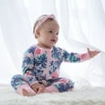 thumbnail image 3 of Bellafa Unisex Babies' and Toddlers' Snug-Fit Cotton Footed and Footless Pajamas 2-way Zipper Girls Romper Sleeper, 3 of 10
