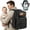 Black, variant on MIRACOL Diaper Bag Backpack for Dad: 40L Large Capacity Tactical Dad Bag with 16+ Organized Pockets - 900D Fabric Military-Style for Travel, Outdoor & Daycare Essentials (Tan)