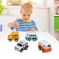 thumbnail image 4 of Tire Hacia Atrás Del Modelo De Coche, Mini Kit De Coche De Dibujos Animados Exquisito De Función Real Realista Para Niños Cergrey Cartoon Bus Car, 4 of 8