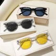 thumbnail image 3 of 2024 Vintage Square Sunglasses Women Men Luxury Brand Small Round Sun Glasses Female Small Eyewear Oculos De Sol for Male Female, 3 of 10