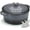 Gray, variant on Overmont Enameled Cast Iron Dutch Oven - 5.5QT Pot with Lid, Cookbook & Potholders, for Braising, Roasting, Dishes, Kitchen - Red