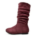thumbnail image 2 of DREAM PAIRS Girl's Faux Fur Lined Knee High Winter Riding Boots(Toddler/Little Kid/Big Kid), 2 of 4
