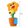 thumbnail image 1 of Simulación Girasol Bailando Saxofón Musical Peluches (Filete Naranja) Sywqhk Libre de BPA, 1 of 8