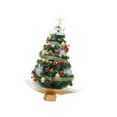 thumbnail image 4 of Árbol de Navidad en miniatura, mini árbol de Navidad de mesa con adornos colgantes, árbol de Navidad de escritorio para oficina, interior, apartamento 60cm verde, 4 of 8