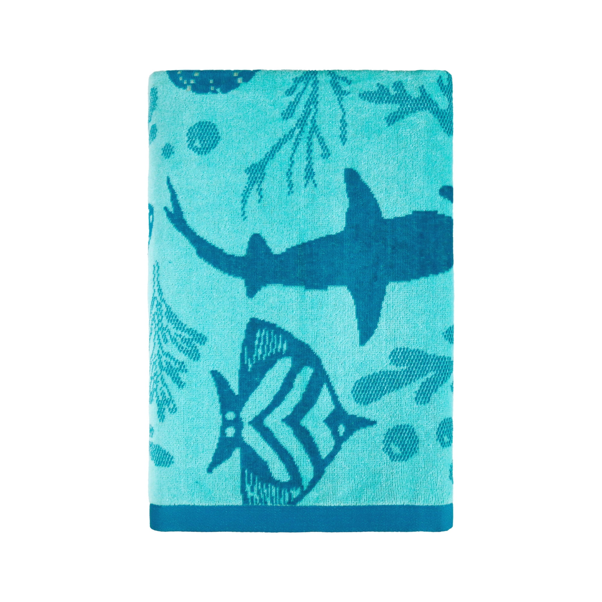 Mainstays Ocean Creatures Beach Towel, Size 72" x 36"