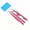 DarkPink, variant on FACEGA 3Pcs Tweezers,Spray Paint Finish Tweezers for Men,Transparent Clip Design Lash Tweezers,Dark Pink