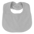 thumbnail image 3 of Soft Cotton Bib, Double Layer Baby Dribble Cloth Machine Washable Multifunctional With Snap Fastener For Infant Eating Yellow,Pink,Grey, 3 of 8
