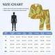 thumbnail image 4 of Balery Corn Pijama para Hombre de Dos Piezas con Manga Larga, Conjunto de Dormir y Descanso Suave con Bolsillos-Small, 4 of 7