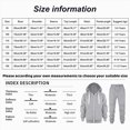 thumbnail image 3 of 7-8T Boys Girls Winter Outfits Set 2 Piece Round Neck Solid Color Printed Hoodie Sweatshirt And Pants Long Sleeve School Casual Fall Winter Elastic Waist Sets for 3-12 Years,Blue, 3 of 6