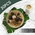 thumbnail image 4 of Palm Leaves Artificial Tropical Monstera-30PCS 6 Kinds Large Small Green Fake Palm Leaf with Stems for Safari Jungle Hawaiian Luau Party Table Decoration Wedding Birthday Theme Party, 4 of 6