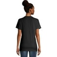 thumbnail image 3 of Hanes V-Neck T-Shirt Women's Garment Dyed Short Sleeve Tee Ringspun Cotton, 3 of 6