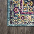 thumbnail image 3 of JONATHAN Y MODERN PERSIAN 2 x 8 Runner Rug, Brooklyn Geometric Medallion - Blue/Multi, MDP207E-28, 3 of 10