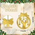 thumbnail image 5 of chaungfeng Gold Acrylic Ornaments, Double-Sided Flat Ball Set, 4-Piece/12-Piece Christmas Decor Pendant, for Tree, Gift, Wedding, Party, Holiday, 5 of 5