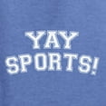 thumbnail image 5 of Wild Bobby YAY SPORTS! Sports Unisex Crewneck Graphic Sweatshirt, Vintage Heather Blue, XX-Large, 5 of 5