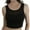 Black, variant on ToBeInStyle Women's Sleeveless Mesh Crop Top - Heather Grey - S