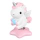 thumbnail image 3 of PRETYZOOM - Juguete para salpicadero de coche con cabeza móvil, adorno de unicornio para escritorio, ideal como regalo para fiestas en casa (rosa), 3 of 7