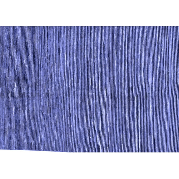Ahgly Company Machine Washable Indoor Rectangle Abstract Blue Modern Area Rugs, 5' x 7'