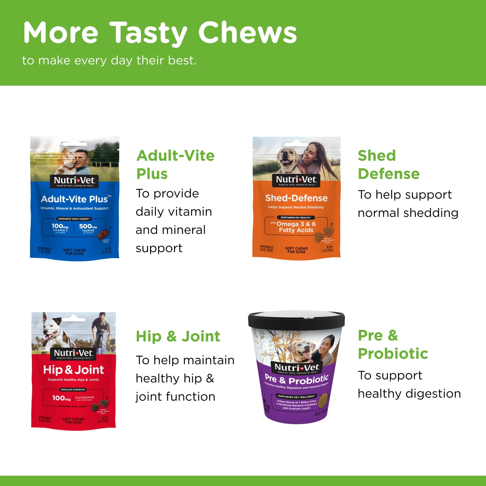 Nutri-Vet Grass Guard Chewables For Dogs