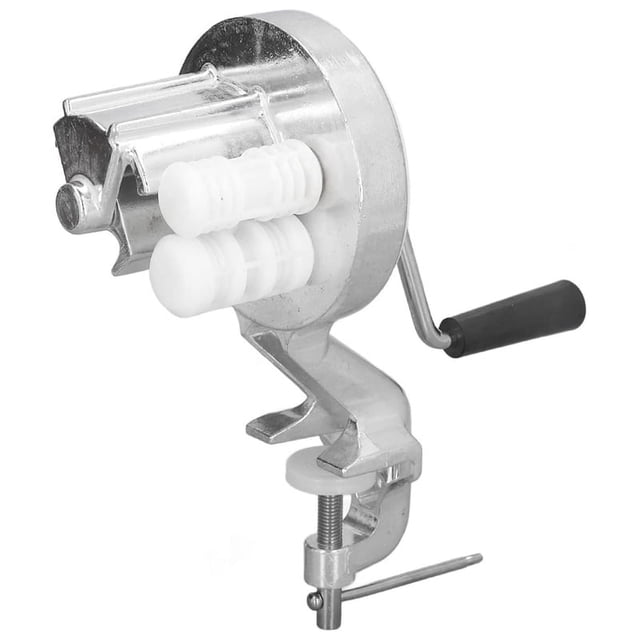 Máquina manual para hacer macarrones, máquina para hacer cavatelli para una auténtica pasta italiana, prensa portátil de fideos con manivela