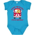 thumbnail image 3 of Inktastic Fire Truck 1st Birthday Boy Boys Baby Bodysuit, 3 of 5