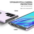 thumbnail image 3 of Samsung Galaxy S22 Ultra Case, Galaxy S22 Ultra Case with HD Screen Protector,  [Military Grade] Shockproof Protection Case with 360° Magnetic Ring Holder Kickstand for Samsung S22 Ultra, Purple, 3 of 16
