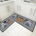 thumbnail image 4 of Felpudo de cocina de simplicidad moderna, felpudo de entrada para sala de estar, alfombra para el hogar, dormitorio, piso, pasillo, balcón, alfombra antideslizante, 4 of 5
