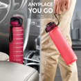 thumbnail image 3 of You Got This Living Botella De Agua Motivacional Con Marcador De Tiempo Botella De Agua De 32 Oz Botella De Agua Deportiva Con Pico Logre Hidratación Durante Todo El Día A Prueba De Derrames Sin Bpa, 3 of 5