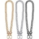 thumbnail image 1 of Paquete de 3 cadenas para bolsos (oro, blanco y negro), cadena para bolsos de 120 cm, cadena para bolsos de repuesto, 1 of 5