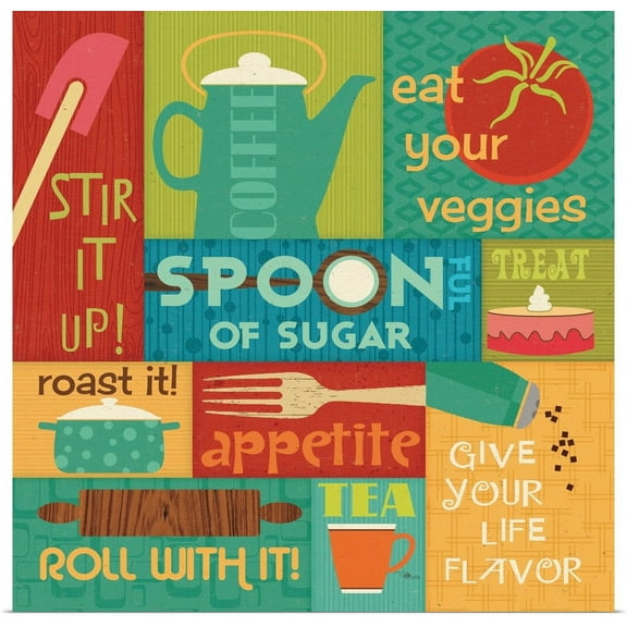 GBC | "Kitchen It! II" Art Print - 24x24