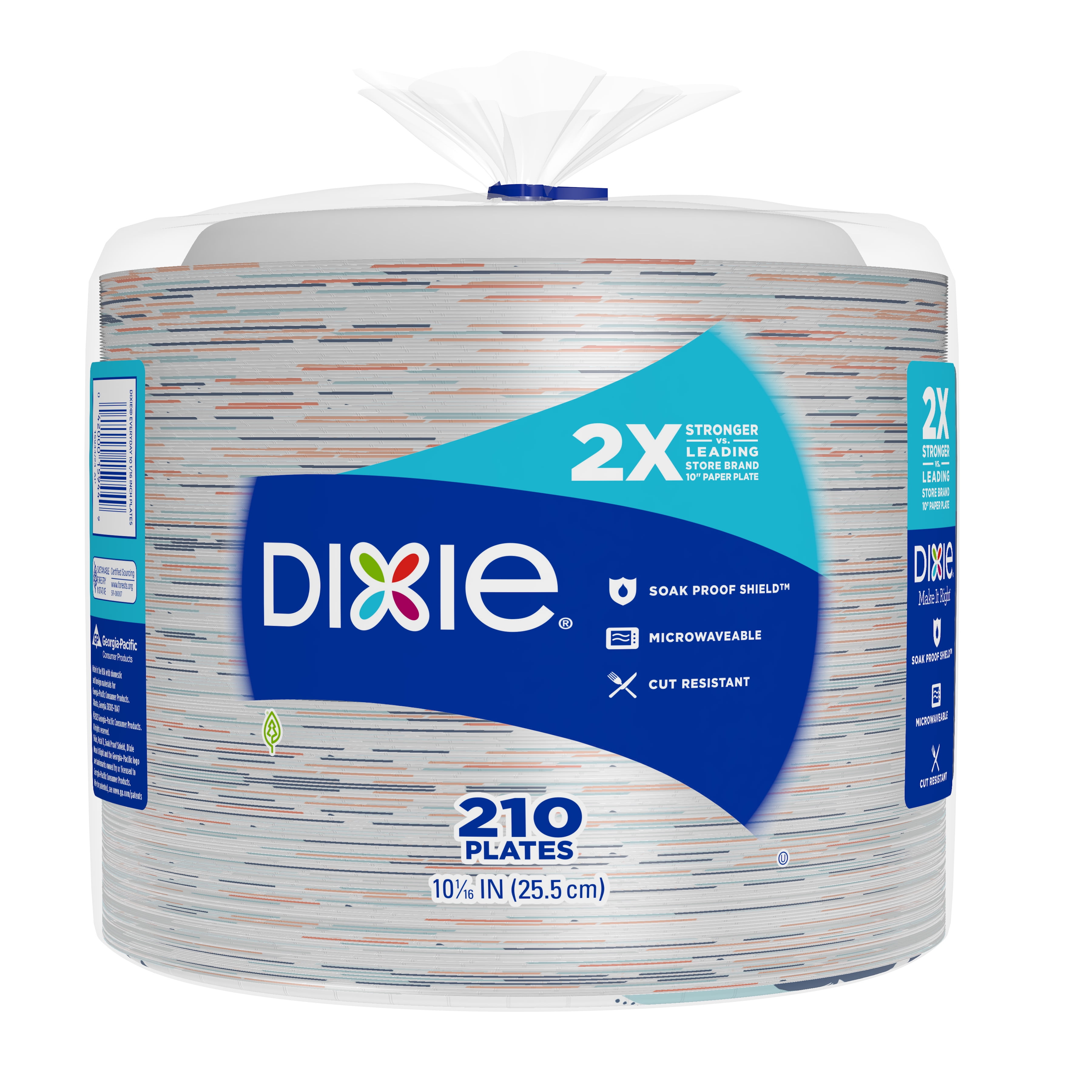 Dixie® 10-Inch Paper Plates, 210 ct - Kroger