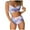 Purple, variant on gakvbuo Summer High Waisted Bikini Sets for Women 2 Piece Swimsuit Wrap Push Up Wrap Bikini Set Swimwear Twist Front&Nbsp;Tummy Control Bathing Suits With Bottom