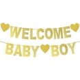 thumbnail image 1 of Wweixi 1pcs Set 16.4ft Gold Paper Card For Christening & Baptism Banners Customize Letter Banner Custom Banner Birthday Banner TYPE3 NO3, 1 of 6