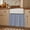Blue, variant on Cabinet Curtains 35"W x 35"L, Navy Blue Striped Sink Skirt for Bathroom Kitchen Self Adhesive, Farmhouse Striped Geometric Art Desk Privacy Short Curtain for Under Sink Classroom Closet