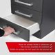thumbnail image 4 of Drawer Slides 400mm - Set Of 2 (1 Pair) Sliding Drawer Runners, In White, Partial Extension Slide System - Easy Assembly Sliding Drawer Kit, 4 of 5
