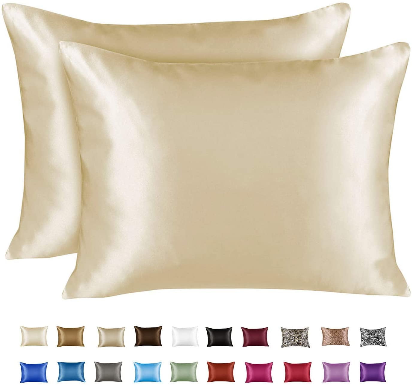 Luxury Satin Pillowcase for Hair and Skin King Satin Pillowcase with