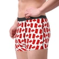 thumbnail image 2 of Yiaed Canada Print Men's Soft Cotton Boxer Shorts Breathable Boxers Underwear Moisture-Wicking Underwear Stretch Boxer Briefs for Man-Small, 2 of 5