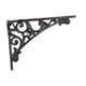 thumbnail image 1 of Soporte para estante de pared, resistente y fuerte, para exhibición, montaje en pared, para decoración de interiores, exteriores, cocinas y garajes. Negro, 1 of 8