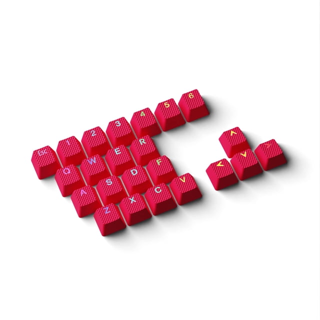 Juego de teclas HK Gaming Rubber Texture Antideslizante 23 teclas