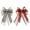 Red & Black, variant on AVAIL 4 Pieces Christmas Bows Buffalo Plaid Bow Wreath Ribbon with Pine Cones Buffalo Check Bow for Christmas Tree Decoration