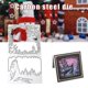 thumbnail image 1 of Troqueles de corte con motivos de invierno, 2 escenas nevadas, molde de máquina troqueladora, herramienta de grabado de acero al carbono para bricolaje, kaili Sencillez, 1 of 4