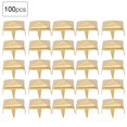 thumbnail image 1 of Filfeel 100 PCS Copper Rivets Square Studs Claw Rivets Fashion Accessories Nailhead Punk Decorative For Clothes Jackets Belts, 1 of 7