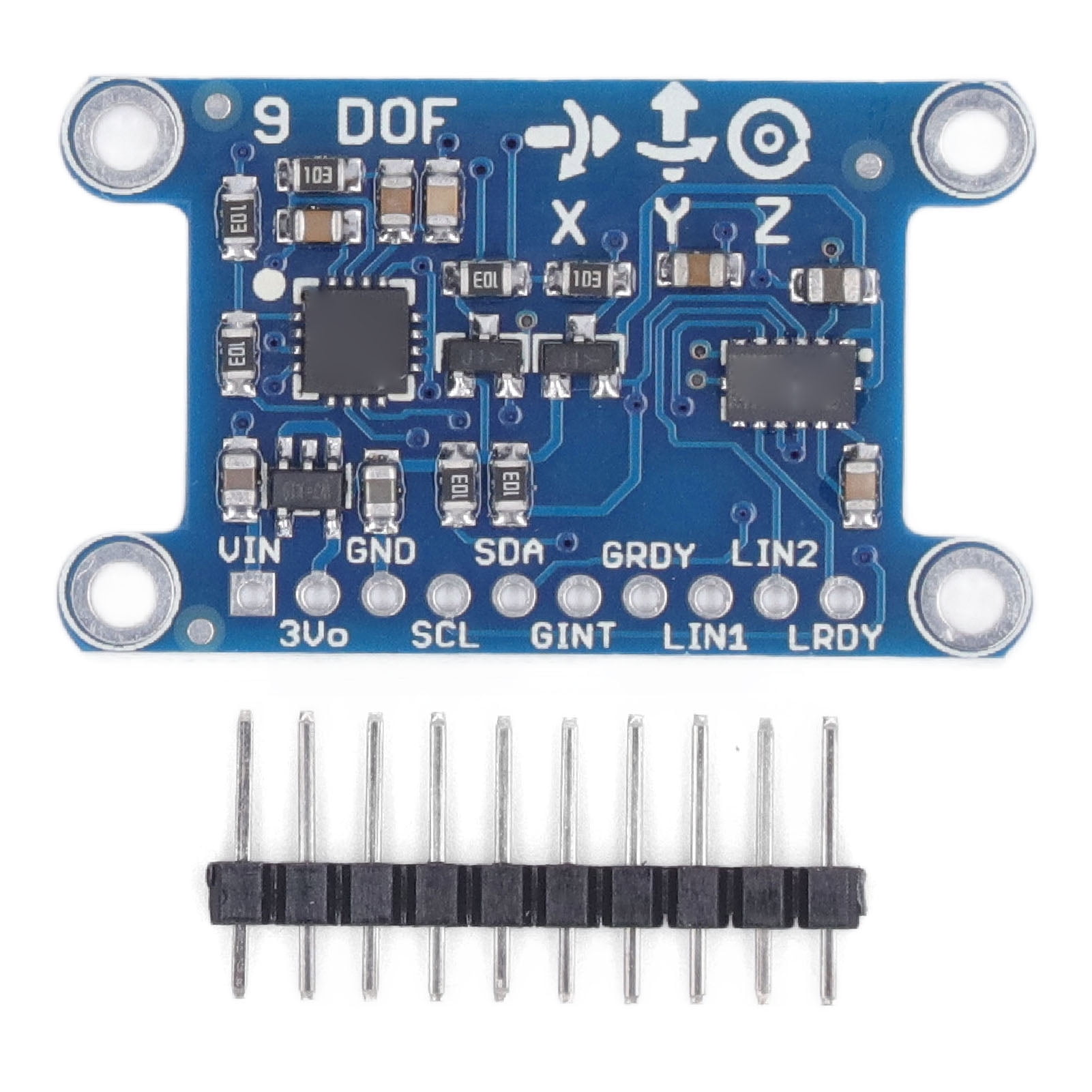 Sensor De 9 Ejes GY-BNO055 - Módulo Giroscopio, Acelerómetro Y Magnetómetro Para Arduino, Drones Y Robótica