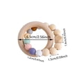 thumbnail image 2 of Arts Crafts DIY Toys Teething Beads Candy Silicone Crib Accessories for Baby Rattle Safe Teether Chain, 2 of 7