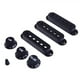 thumbnail image 5 of 2x de bobina inconfundible, de control de , punta de interruptor para piezas de repuesto de guitarra eléc Gloria Cubierta de pastilla de bobina simple, 5 of 9