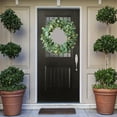 thumbnail image 4 of 20 Inch Artificial Eucalyptus Wreath - Green Spring Summer Wreath with Big Berries for Front Door, All Seasons Indoor Outdoor Wall Window Holiday Decor, 4 of 7