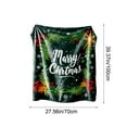 thumbnail image 3 of Vikakiooze Christmas Print Blanket Comfortable And Soft Flannel Blanket Merry Christmas Blanket Suitable For Bedroom Sofa Christmas Decoration 75X100cm, 3 of 7