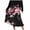 A-Black, variant on Summer Skirts for Women Elegant High Waist Wrap Skirt Boho Floral Print Vacation Style Soft Lightweight Midi Skirt