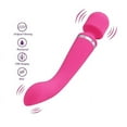 thumbnail image 5 of USB Rechargeable 10 Speed Wand Vibrator Massager Electric Wand Massager with Multi Powerful Speeds for Sore Neck Shoulder Back, Soothing Aching Muscle (Rose Red), 5 of 6